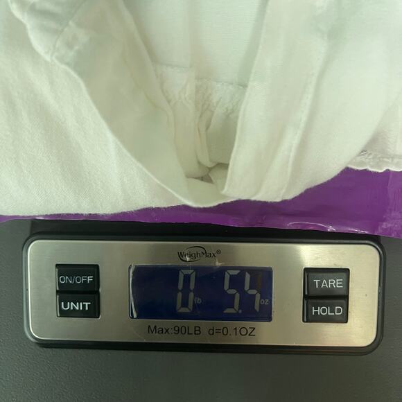 Sim & Sam White Button Front Short Sleeve Women's Shirt Size Medium Capsule - Picture 10 of 10